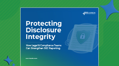 SEC disclosure governance